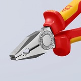 KNIPEX KP-0306180 Alicates, Alicates combi rojo/Amarillo, Rojo/Amarillo, 18 cm, 264 g