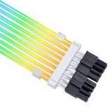 Lian Li Cable de extensión Strimer Strimer Wireless CPU 2x8-Pin, PW8-1W-CPU, Cable alargador 
