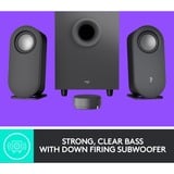 Logitech Z407 conjunto de altavoces 40 W Universal Grafito 2.1 canales 10 W Bluetooth, Altavoces de PC negro, 2.1 canales, 40 W, Universal, Grafito, 80 W, Inalámbrico