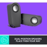 Logitech Z407 conjunto de altavoces 40 W Universal Grafito 2.1 canales 10 W Bluetooth, Altavoces de PC negro, 2.1 canales, 40 W, Universal, Grafito, 80 W, Inalámbrico