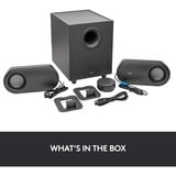 Logitech Z407 conjunto de altavoces 40 W Universal Grafito 2.1 canales 10 W Bluetooth, Altavoces de PC negro, 2.1 canales, 40 W, Universal, Grafito, 80 W, Inalámbrico