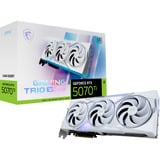 MSI GeForce RTX 5070 Ti 16G GAMING TRIO OC WHITE NVIDIA 16 GB GDDR7, Tarjeta gráfica blanco, GeForce RTX 5070 Ti, 16 GB, GDDR7, 256 bit, 7680 x 4320 Pixeles, PCI Express 5.0