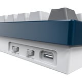 Montech MK PRO 75, Teclado para gaming azul/blanco