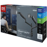 One for all Universal Schwerlast-Monitorarm DM 5210 Dual Heavy Duty, Soporte de monitor negro
