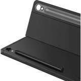 SAMSUNG EF-DX720 QWERTZ Alemán Pogo pin Negro, Funda para tablet negro, QWERTZ, Alemán, Touchpad, Samsung, Galaxy Tab S9, Galaxy Tab S9 FE, Negro
