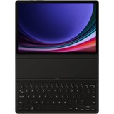SAMSUNG EF-DX720 QWERTZ Alemán Pogo pin Negro, Funda para tablet negro, QWERTZ, Alemán, Touchpad, Samsung, Galaxy Tab S9, Galaxy Tab S9 FE, Negro