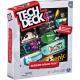 Spin Master Tech Deck - Finger Skate - Pack 6 Tablas - Auténticos Mini Skates para Dedos 96 mm para Fingerboarding Coleccionables del Sk8Shop Bonus Pack - 6062867 - Juguetes Niños 6 años+, Vehículo de juguete multicolor, Tech Deck - Finger Skate - Pack 6 Tablas - Auténticos Mini Skates para Dedos 96 mm para Fingerboarding Coleccionables del Sk8Shop Bonus Pack - 6062867 - Juguetes Niños 6 años+, Monopatín de dedos, 6 año(s)