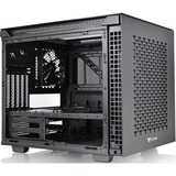 Thermaltake Divider 200 TG Air Micro Micro Torre Negro, Cajas de torre negro, Micro Torre, PC, Negro, SPCC, Vidrio templado, Juego, Azul, Verde, Rojo