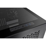 Thermaltake Divider 200 TG Air Micro Micro Torre Negro, Cajas de torre negro, Micro Torre, PC, Negro, SPCC, Vidrio templado, Juego, Azul, Verde, Rojo