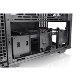 Thermaltake Divider 200 TG Air Micro Micro Torre Negro, Cajas de torre negro, Micro Torre, PC, Negro, SPCC, Vidrio templado, Juego, Azul, Verde, Rojo