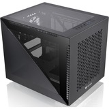 Thermaltake Divider 200 TG Air Micro Micro Torre Negro, Cajas de torre negro, Micro Torre, PC, Negro, SPCC, Vidrio templado, Juego, Azul, Verde, Rojo