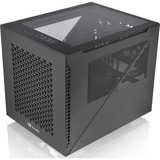 Thermaltake Divider 200 TG Air Micro Micro Torre Negro, Cajas de torre negro, Micro Torre, PC, Negro, SPCC, Vidrio templado, Juego, Azul, Verde, Rojo