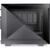 Thermaltake Divider 200 TG Air Micro Micro Torre Negro, Cajas de torre negro, Micro Torre, PC, Negro, SPCC, Vidrio templado, Juego, Azul, Verde, Rojo