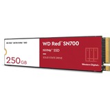 WD WD Red SN700 M.2 250 GB PCI Express 3.0 NVMe, Unidad de estado sólido 250 GB, M.2, 3100 MB/s, 8 Gbit/s