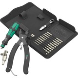 Wera 9532 Juego de taller para remachado de cadenas, 20 piezas, Kit de herramientas negro/Verde