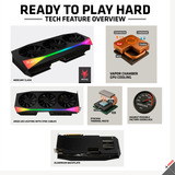 XFX Radeon RX 9070 XT Quicksilver, Tarjeta gráfica negro
