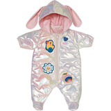 ZAPF Creation BABY born Winter Suit Cream 43cm, Accesorios para muñecas BABY born Winter Suit Cream 43cm, Pelele de muñeca, 3 año(s)