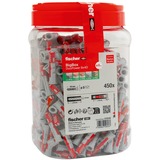 fischer Taco DUOPOWER 8x40 BigBox, Pasador gris claro/Rojo
