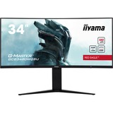 iiyama GCB3480WQSU-B1, Monitor de gaming negro (mate)