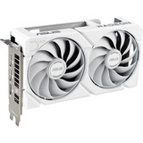 ASUS Dual -RX9060XT-16G-WHITE AMD Radeon RX 9060 XT 16 GB GDDR6, Tarjeta gráfica blanco, Radeon RX 9060 XT, 16 GB, GDDR6, PCI Express 5.0, 2 Ventilador(es)