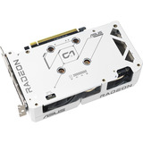 ASUS Dual -RX9060XT-16G-WHITE AMD Radeon RX 9060 XT 16 GB GDDR6, Tarjeta gráfica blanco, Radeon RX 9060 XT, 16 GB, GDDR6, PCI Express 5.0, 2 Ventilador(es)