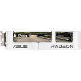 ASUS Dual -RX9060XT-16G-WHITE AMD Radeon RX 9060 XT 16 GB GDDR6, Tarjeta gráfica blanco, Radeon RX 9060 XT, 16 GB, GDDR6, PCI Express 5.0, 2 Ventilador(es)