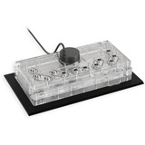 Alphacool Apex Distroplate VPP/D, Refrigeración por agua negro/Transparente