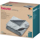 Beurer Manta térmica HD 75 Nordic Grey Green Planet, Mantas eléctricas gris