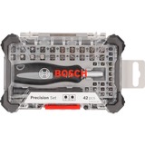 Bosch Juego de puntas para destornillador PB SDB, con puntas de precisión y estándar, Conjuntos de bits gris/Negro