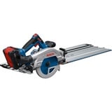 Bosch Sierra circular inalámbrica GKS 18V-57-2 GX Professional solo + FSN 440 X azul/Negro