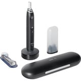 Braun Oral-B iO Series 10 Luxe Edition, Cepillo de dientes eléctrico negro, Adulto, Cepillo dental vibratorio, Cuidados diarios, Super sensitive, Cuidado de las encías, Tongue care, Intenso, Sensible,..., Negro, Negro, Alrededor