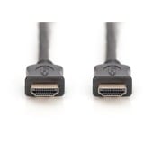 Digitus Cable HDMI de alta velocidad con Ethernet, tipo A negro