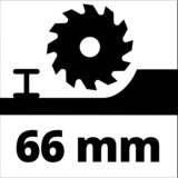 EINHELL 4331005 sierra circular portátil 19 cm Negro, Rojo 6000 RPM 1500 W rojo/Negro, Madera, Negro, Rojo, 19 cm, 6000 RPM, 6,6 cm, 4,8 cm