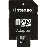 Intenso 32GB microSDHC UHS-I Clase 10, Tarjeta de memoria 32 GB, MicroSDHC, Clase 10, UHS-I, 90 MB/s, Class 1 (U1)