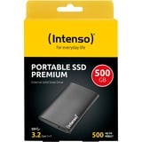 Intenso SSD externa Premium 500 GB, Unidad de estado sólido negro