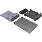 Joy-IT Carcasa de aluminio + ventilador Raspberry Pi 4, Caja/Carcasa 