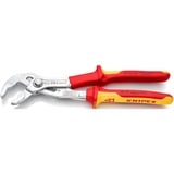 KNIPEX 87 26 250 alicate Alicate machihembrado, Alicates para bomba de agua / tubos rojo/Amarillo, Alicate machihembrado, 5 cm, 4,6 cm, Acero cromo vanadio, Rojo/Amarillo, 25 cm