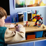 LEGO Knuckles vs. Meca Egg Crusher del Dr. Eggman, Juegos de construcción Juego de construcción, 8 año(s), Plástico, 350 pieza(s), 452 g