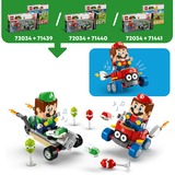 LEGO Super Mario Mario Kart™: Bebé Mario vs. Bebé Luigi, Juegos de construcción Juego de construcción, 8 año(s), Plástico, 321 pieza(s), 387 g