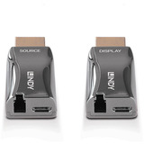 Lindy Extensor dongle HDMI de fibra óptica 4K, Alargador de HDMI 
