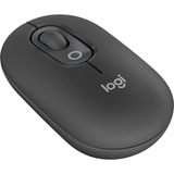 Logitech POP Mouse, ratón inalámbrico Bluetooth compacto y portátil con botones programables y clics discretos, tecnología Easy-Switch para alternar hasta 3 dispositivos, portátil, tablet, PC: grafito grafito, ratón inalámbrico Bluetooth compacto y portátil con botones programables y clics discretos, tecnología Easy-Switch para alternar hasta 3 dispositivos, portátil, tablet, PC: grafito, Ambidextro, Óptico, Bluetooth, Grafito