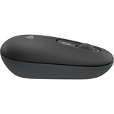 Logitech POP Mouse, ratón inalámbrico Bluetooth compacto y portátil con botones programables y clics discretos, tecnología Easy-Switch para alternar hasta 3 dispositivos, portátil, tablet, PC: grafito grafito, ratón inalámbrico Bluetooth compacto y portátil con botones programables y clics discretos, tecnología Easy-Switch para alternar hasta 3 dispositivos, portátil, tablet, PC: grafito, Ambidextro, Óptico, Bluetooth, Grafito