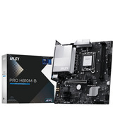MSI PRO H810M-B placa base Intel H810 LGA 1851 (Socket V1) micro ATX Intel, LGA 1851 (Socket V1), Intel Core Ultra (Series 2), DDR5-SDRAM, 128 GB, No-ECC