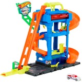 Mattel City HTN80 vehículo de juguete, Juego de construcción Set de pistas y vehículos de carreras, 3 año(s), Plástico, Multicolor