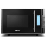 Medion MD14482, Microondas negro/Plateado