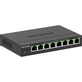 Netgear MS308E No administrado 2.5G Ethernet (100/1000/2500) Negro, Interruptor/Conmutador negro, No administrado, 2.5G Ethernet (100/1000/2500), Bidireccional completo (Full duplex), Montaje de pared