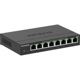 Netgear MS308E No administrado 2.5G Ethernet (100/1000/2500) Negro, Interruptor/Conmutador negro, No administrado, 2.5G Ethernet (100/1000/2500), Bidireccional completo (Full duplex), Montaje de pared