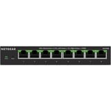 Netgear MS308E No administrado 2.5G Ethernet (100/1000/2500) Negro, Interruptor/Conmutador negro, No administrado, 2.5G Ethernet (100/1000/2500), Bidireccional completo (Full duplex), Montaje de pared
