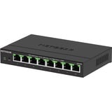 Netgear MS308E No administrado 2.5G Ethernet (100/1000/2500) Negro, Interruptor/Conmutador negro, No administrado, 2.5G Ethernet (100/1000/2500), Bidireccional completo (Full duplex), Montaje de pared