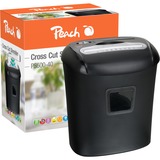 Peach PS500-40 triturador de papel Corte cruzado 68 dB Negro, Destructora de documentos negro, Corte cruzado, 21 L, 250 hojas, 68 dB, 10 hojas, Negro